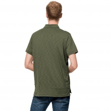 Jack Wolfskin Leisure Polo Travel (odour-inhibiting, moisture-regulating) green-brown Men